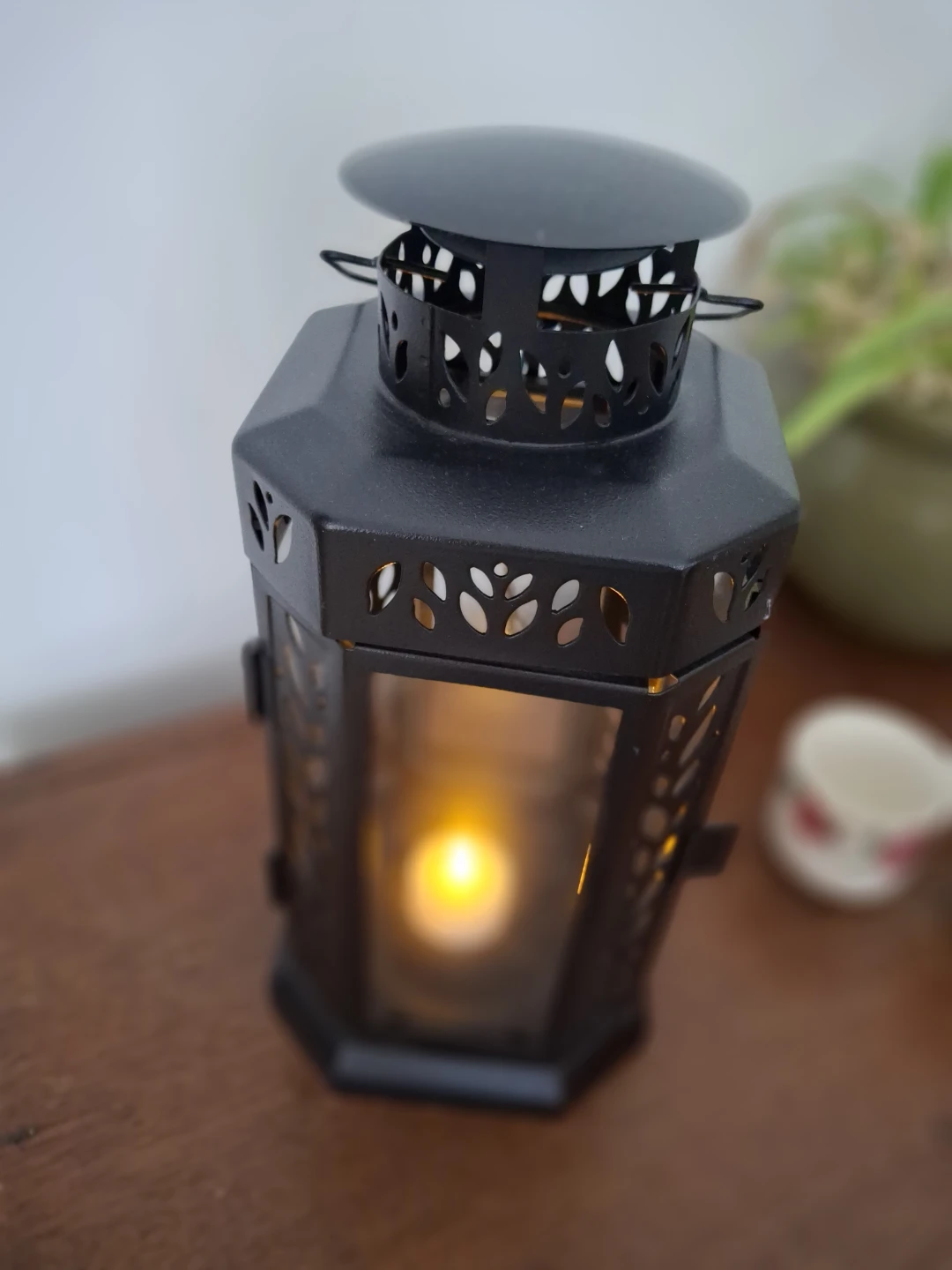 Black decorative lantern - photo 2