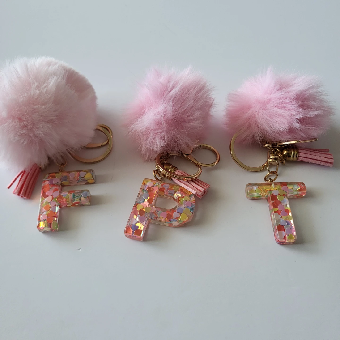 Assorted Resin Initial Keychains - photo 4