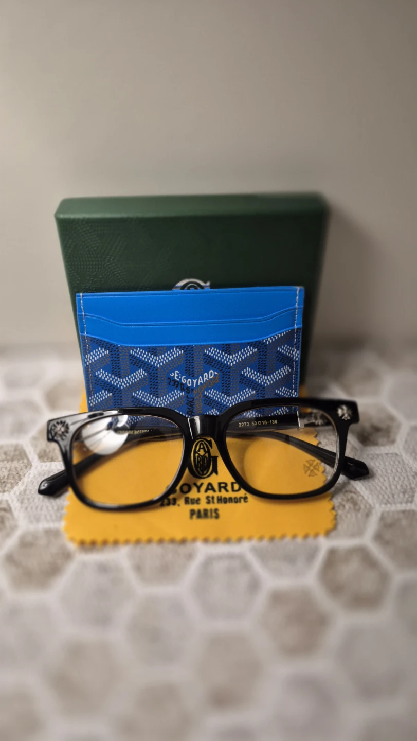 Chrome Hearts glasses with Goyard card holder - photo 3