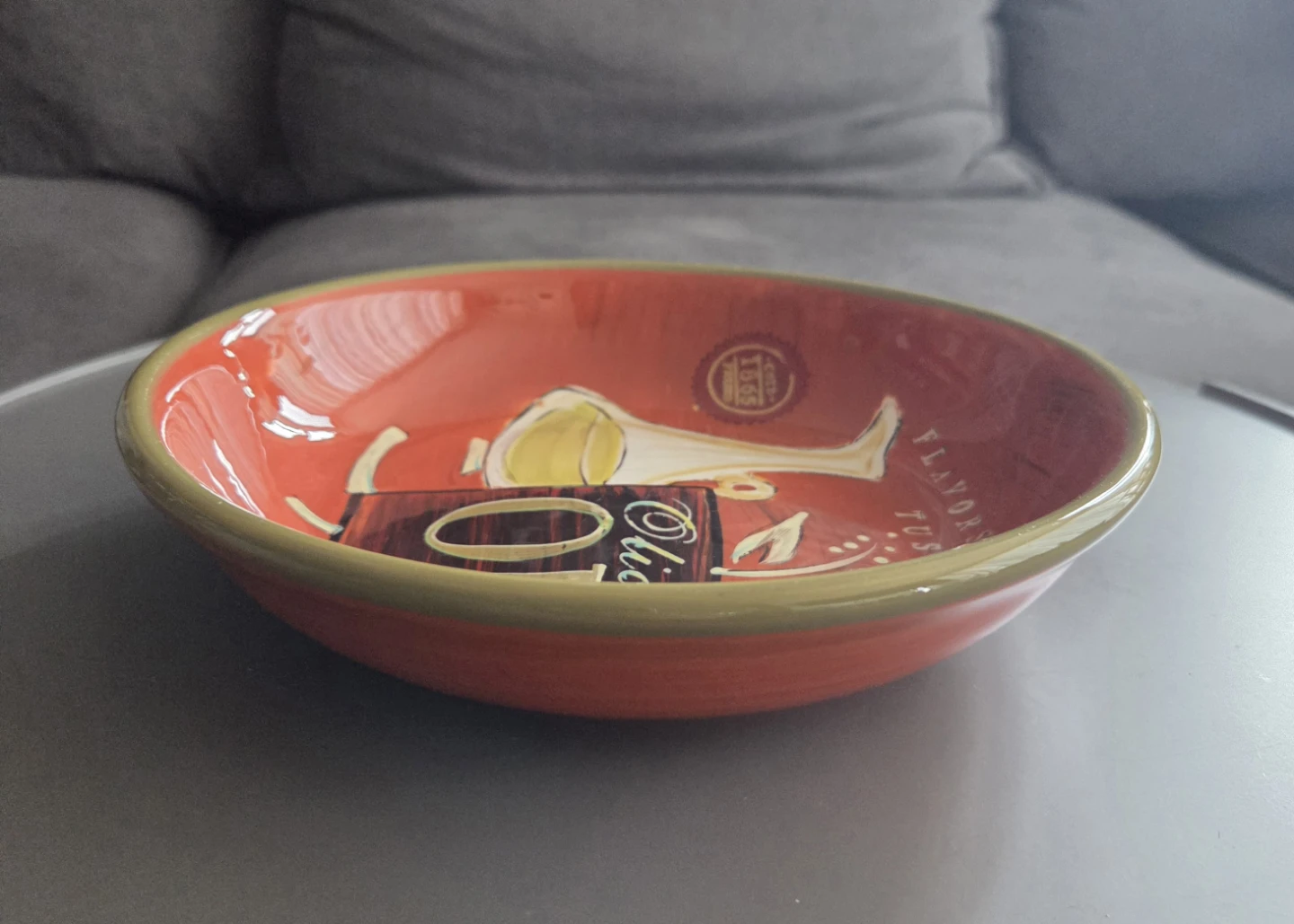 Flavors of Tuscany Olio d'Oliva Decorative Bowl - photo 5