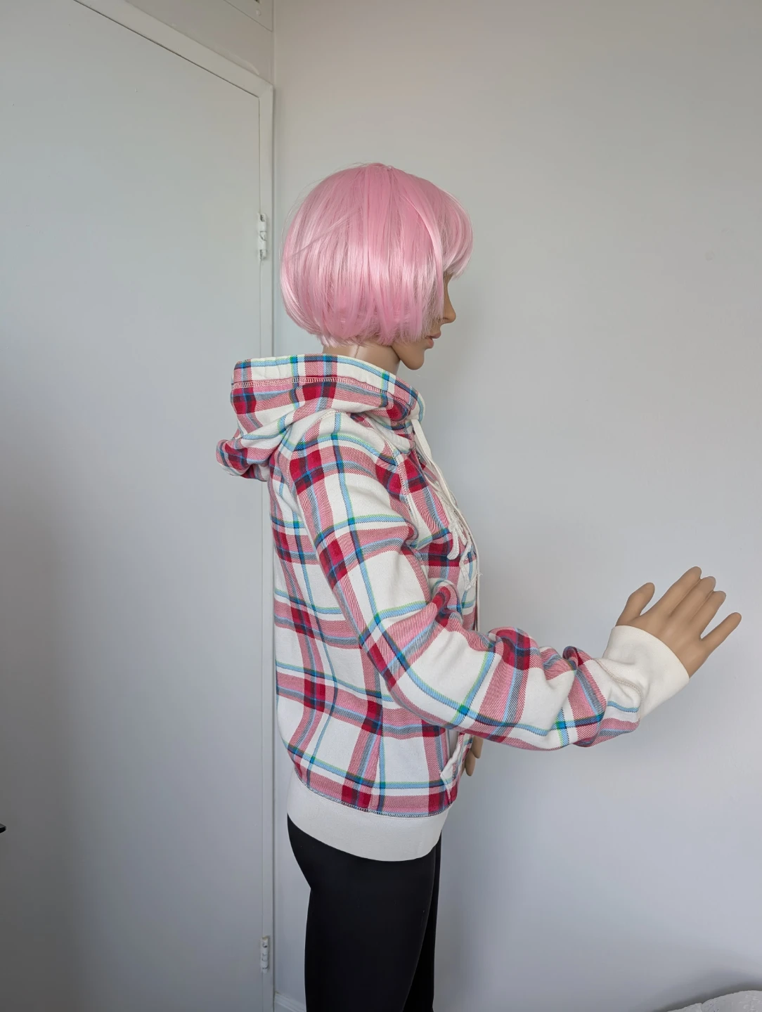 Aeropostale Plaid Zip-Up Hoodie - photo 3
