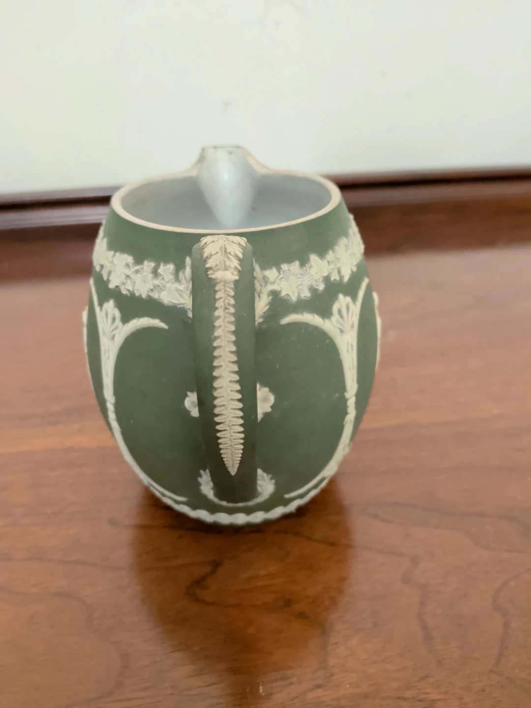 Wedgwood Jasperware Green Creamer - photo 3