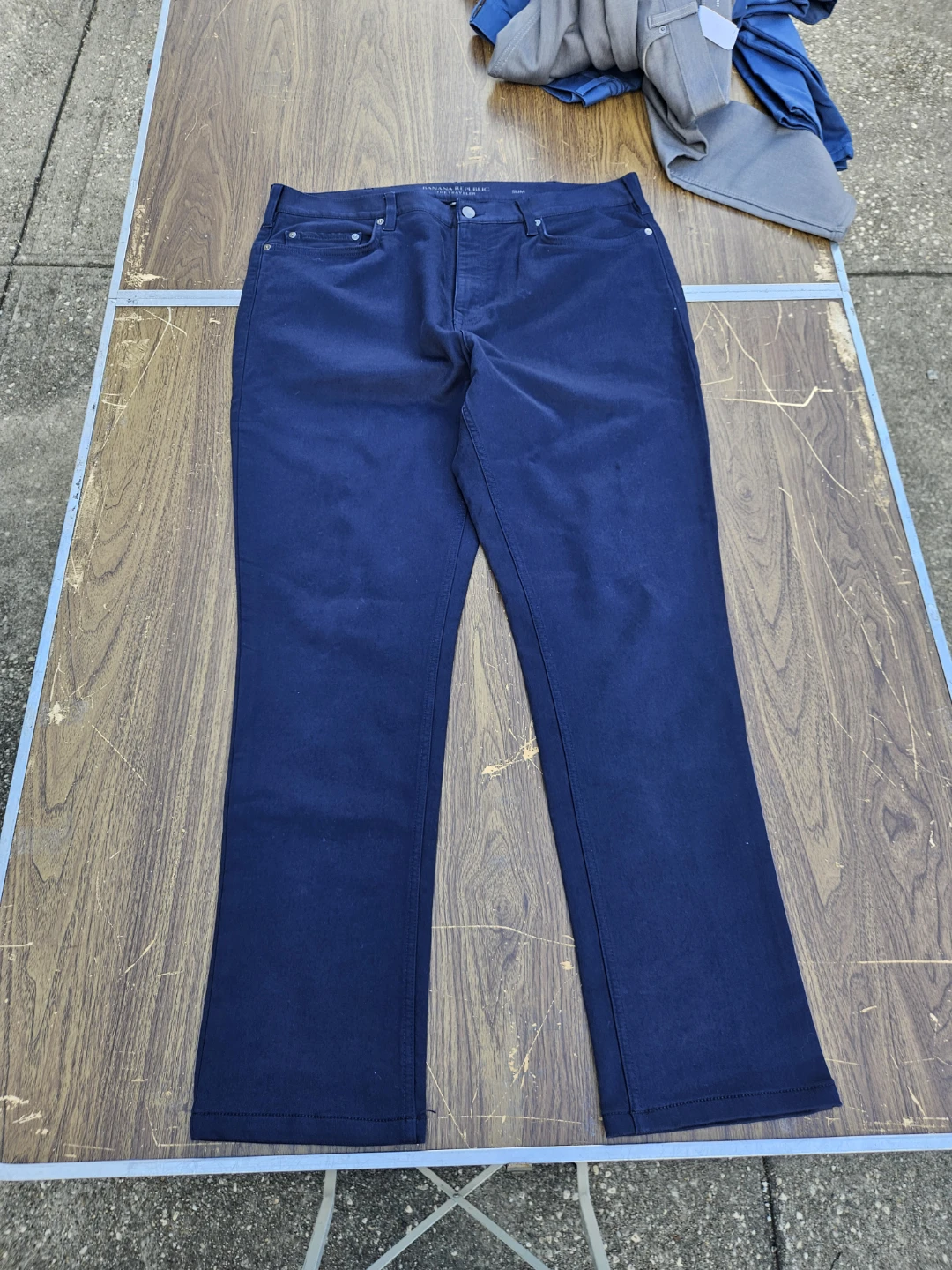 4 banana republic pants size 35 and 36 and 4 shirts xlarge - photo 2
