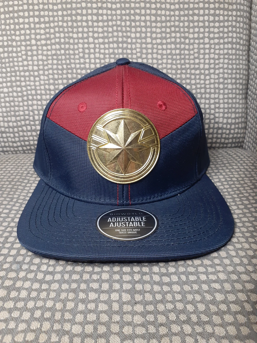 Bioworld Captain Marvel Snapback Hat NEW