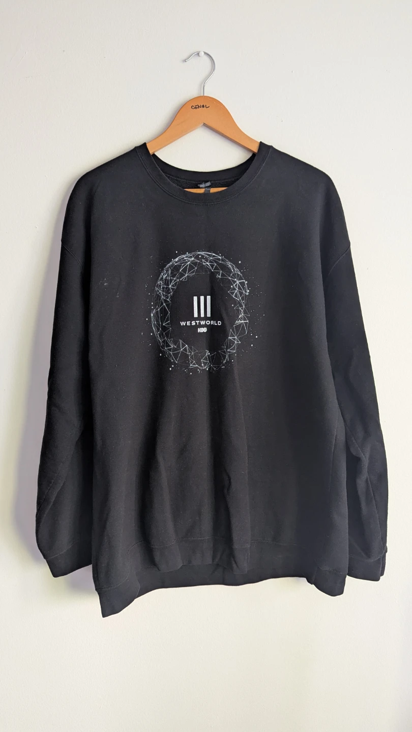 HBO Westworld Season 3 Black Crewneck Sweatshirt