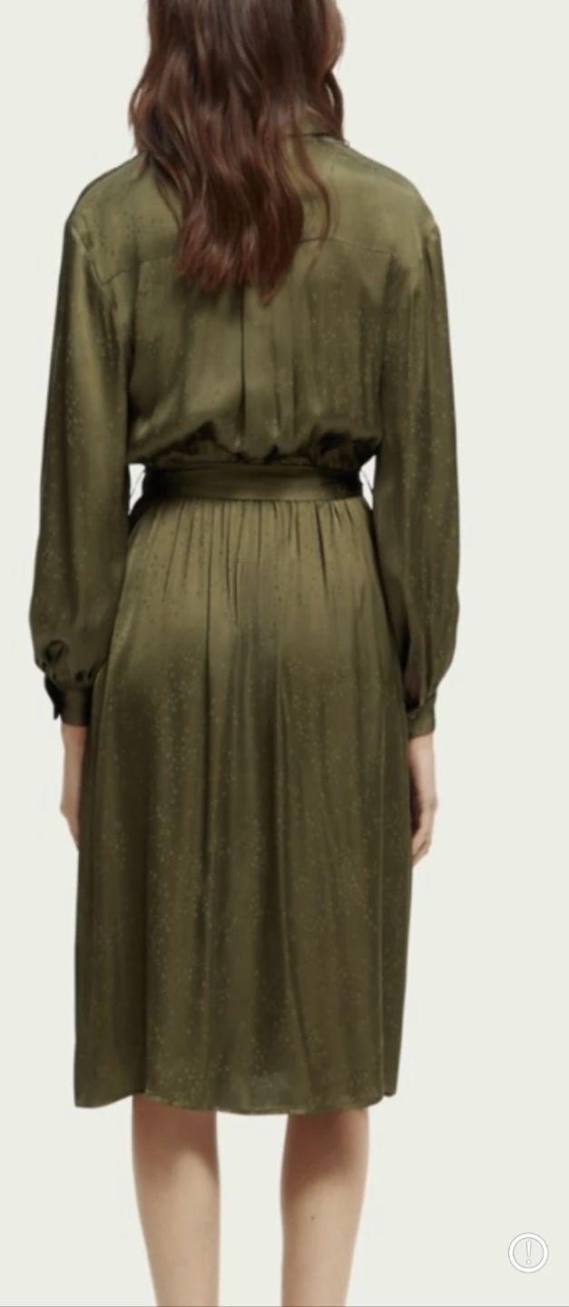 Scotch & Soda Olive Green Shirt Dress 🏈 - photo 5