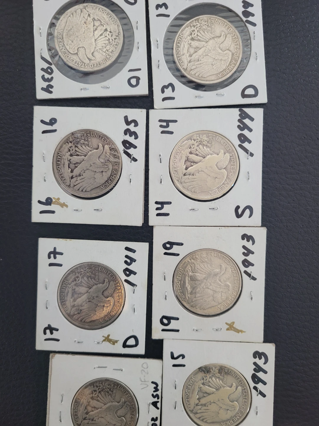 Walking Liberty Half Dollars Collection (8) - photo 2