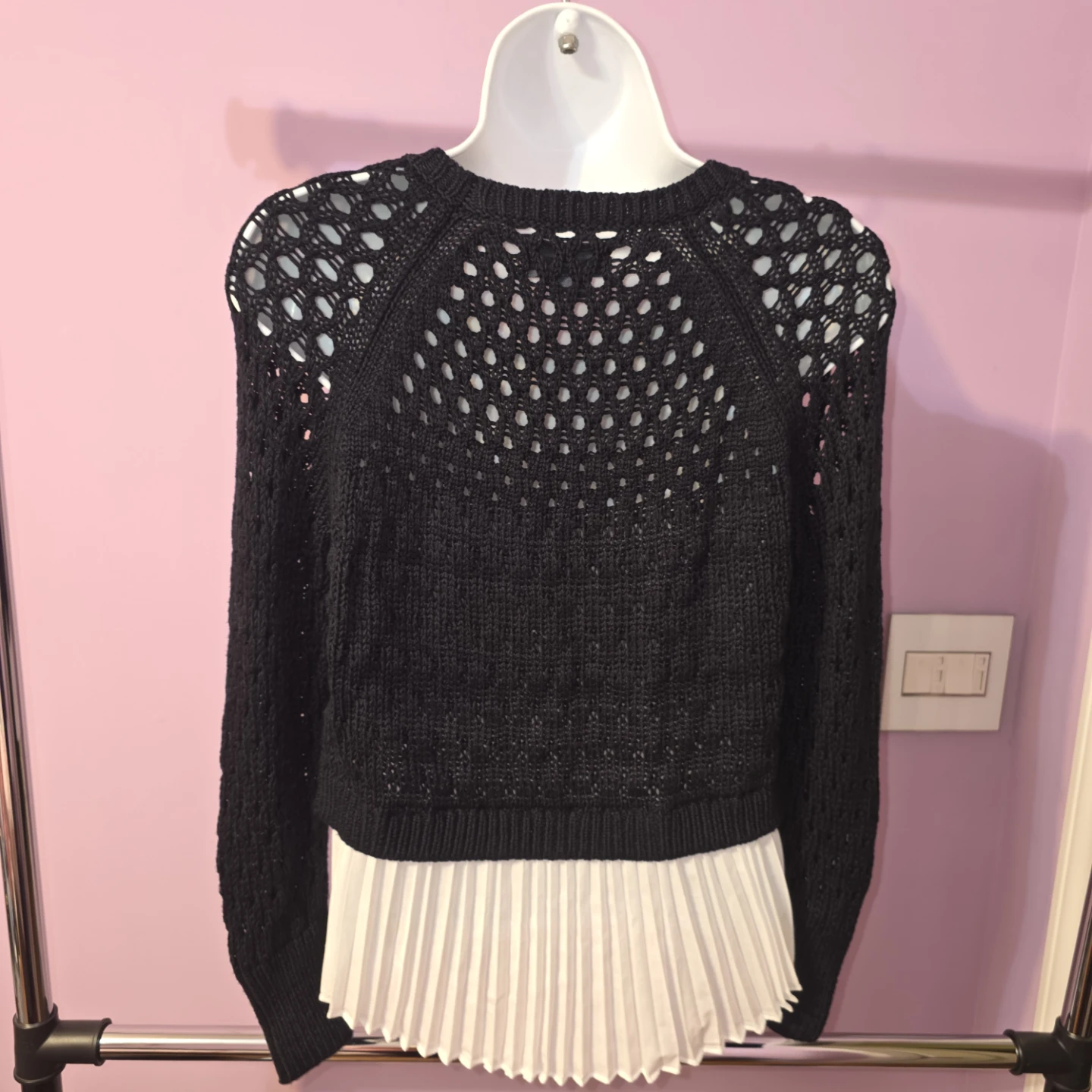 Maeve by Anthropologie Black Knit Sweater size XS - photo 2