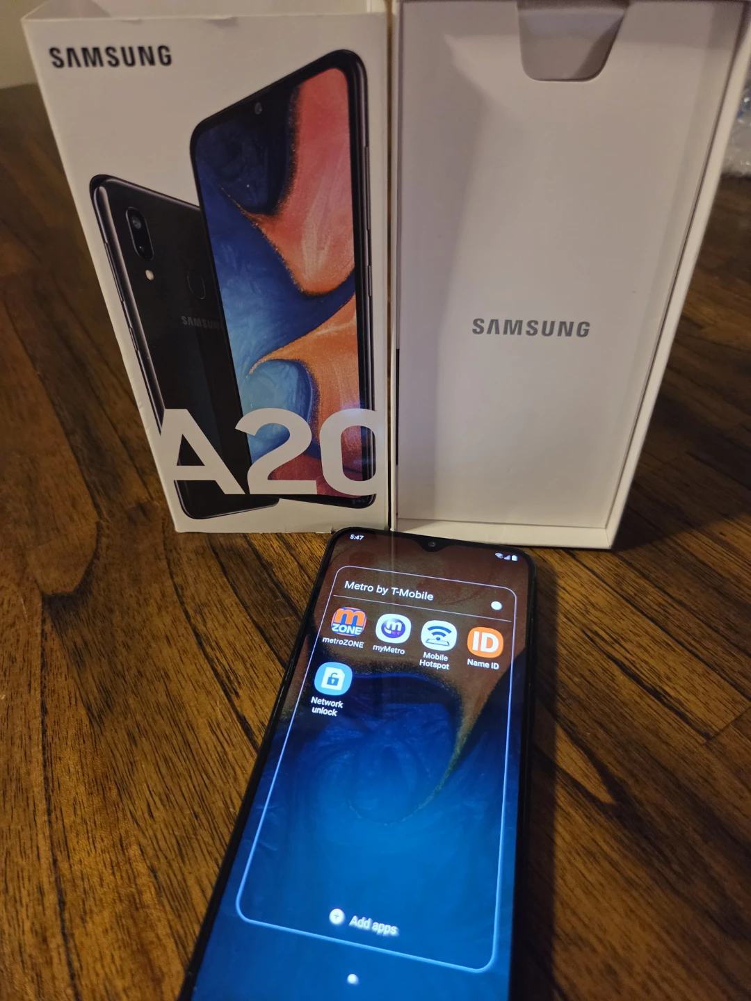 Samsung Galaxy A20 with original box