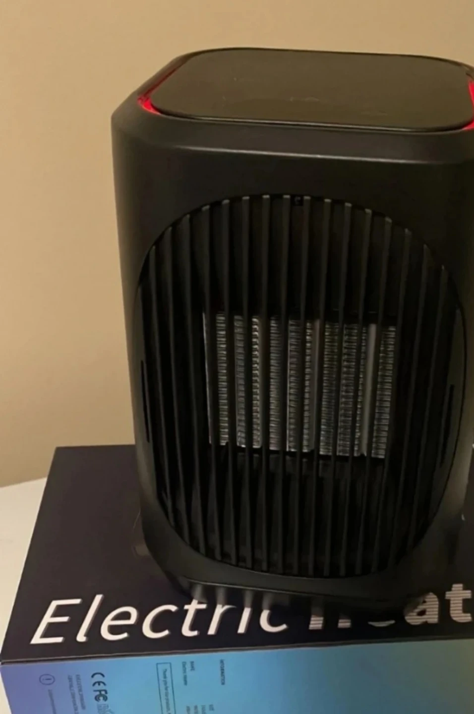 Portable Black Electric Heater🏈