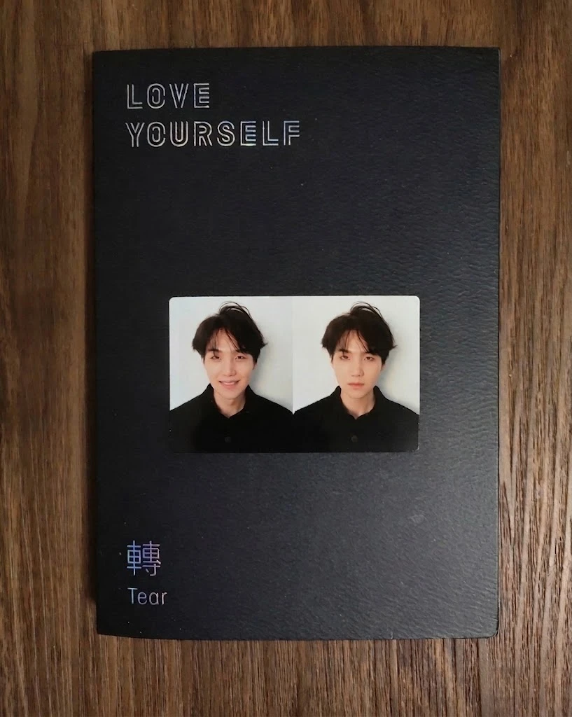 BTS Love Yourself Tear Album Version R (SUGA Photocard)