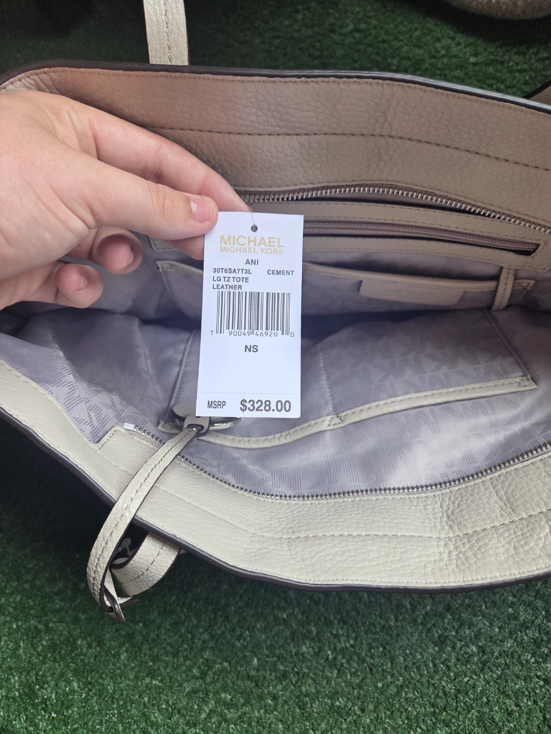 Michael Kors Ani Large Tote - Cement - photo 2