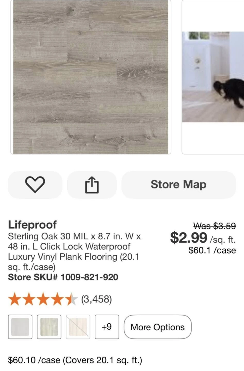LifeProof Sterling Oak 30 Mil Luxury Vinyl Plank Flooring - photo 2