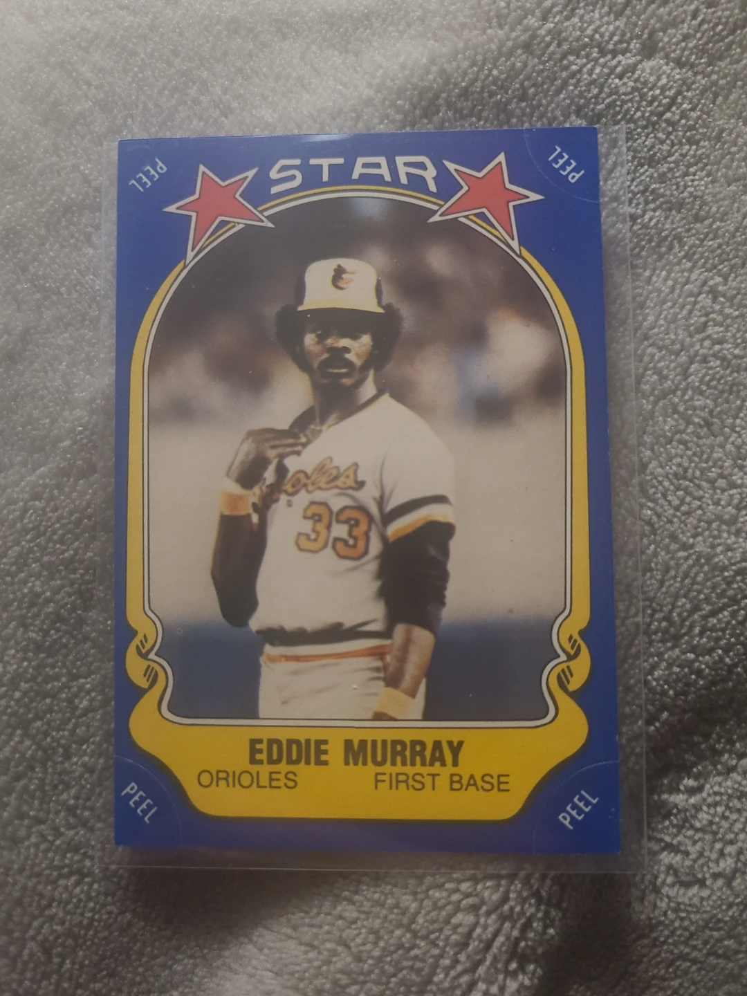 1981 Fleer Eddie Murray Orioles Baseball Card