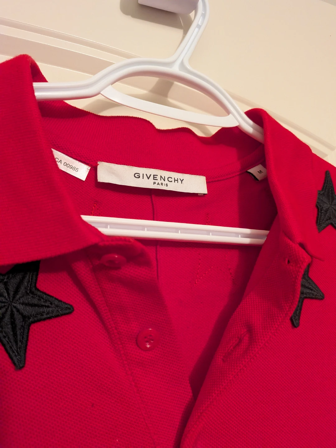 Givenchy Star Polo Shirt - Red - photo 2