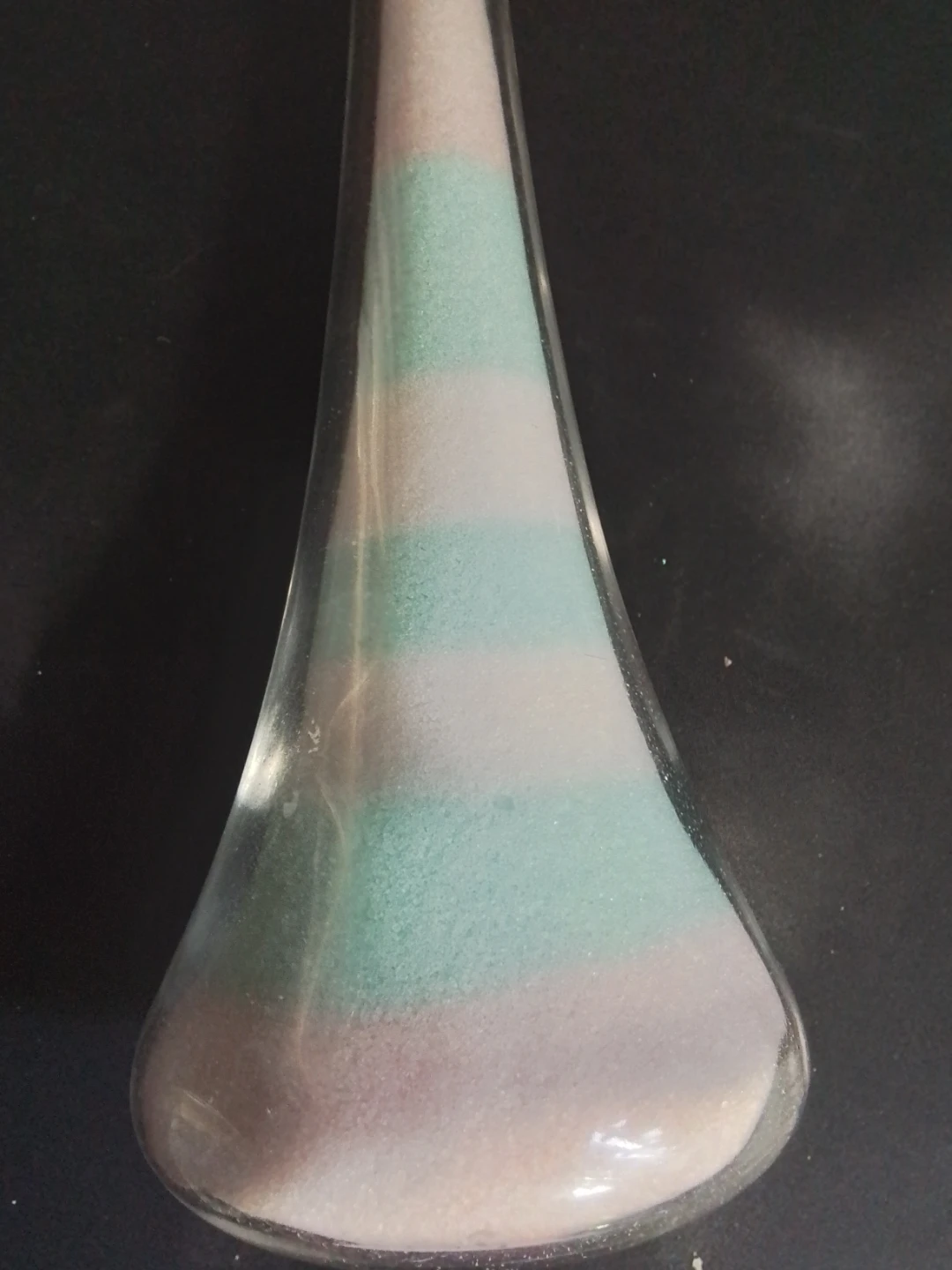 Retro 80s Decorative Glass "Genie" Bottle with Layered Bubble - photo 5
