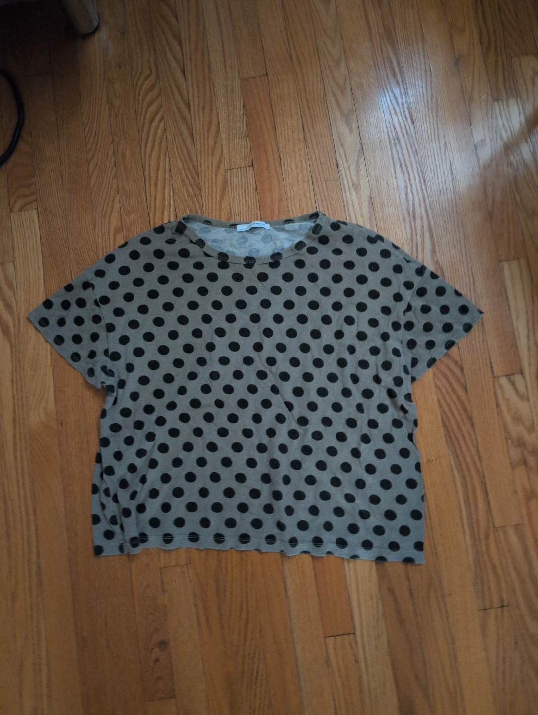 Zara Polka Dot T-Shirt 🏈