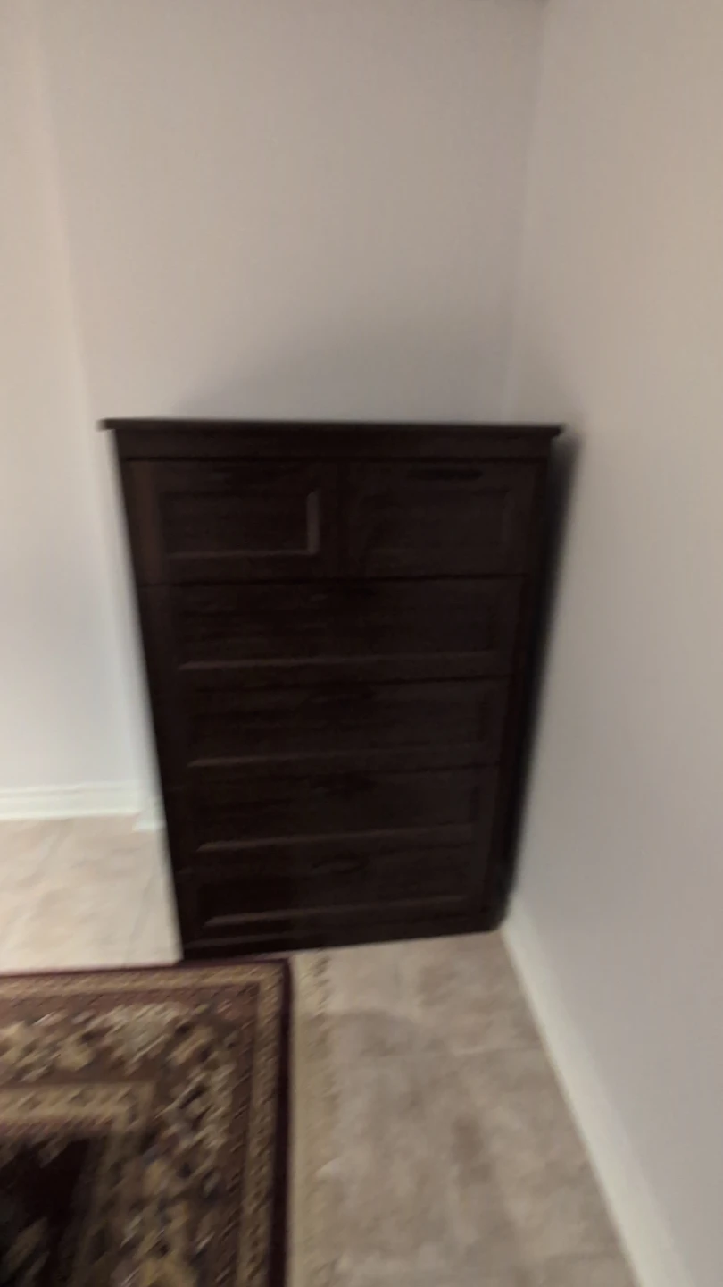 Dark Brown 5-Drawer Dresser