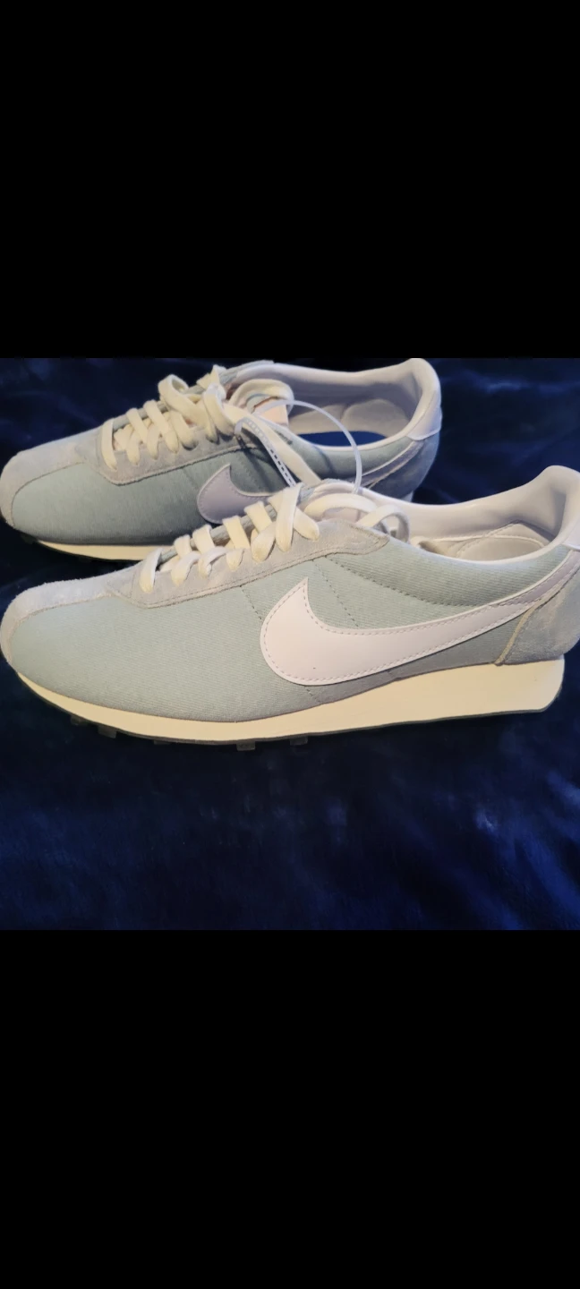 NEW NIKE CORTEZ. DEMIN AND SUEDE HEEL AND TOE. 11.5