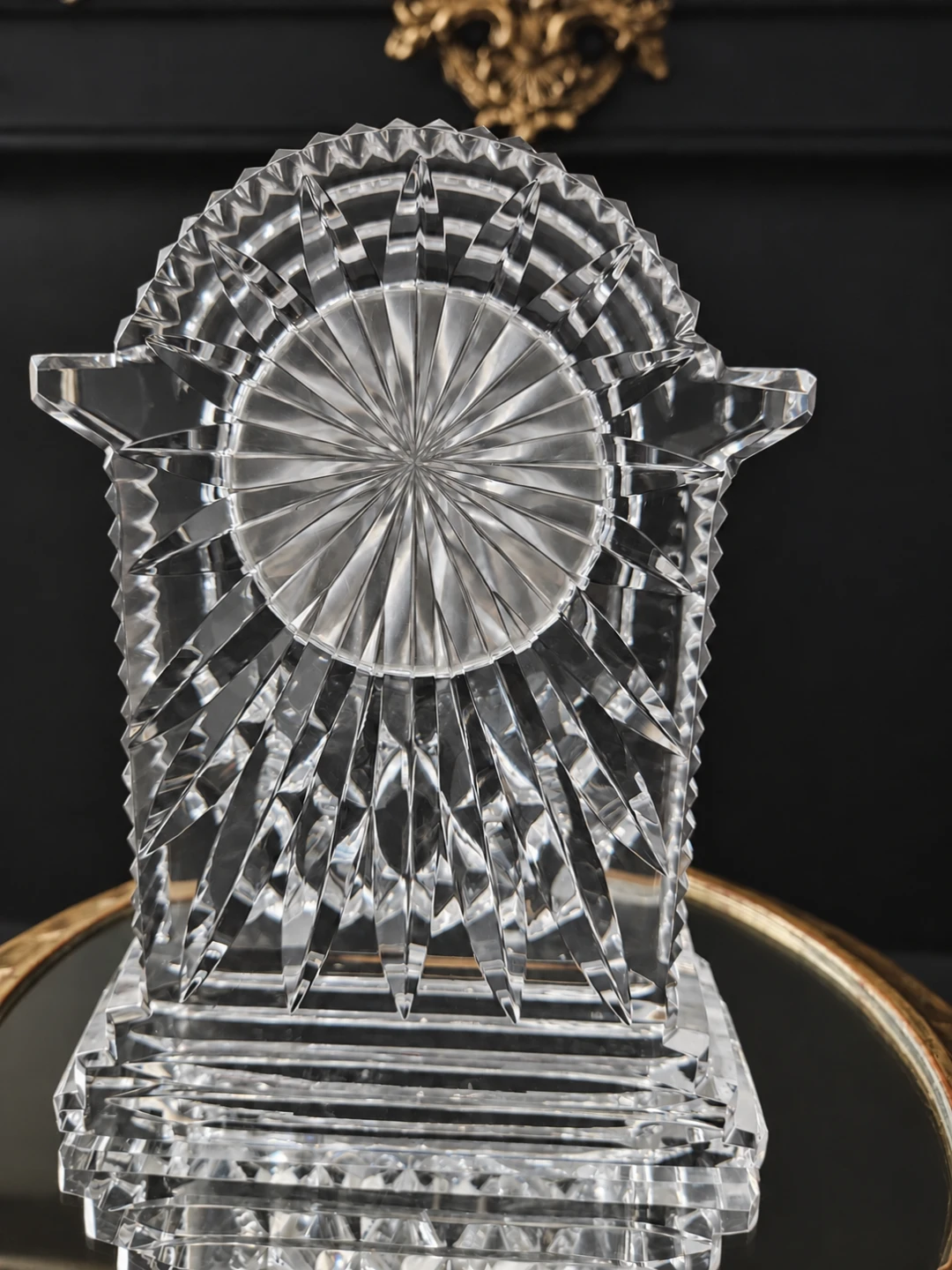 VINTAGE 80 Waterford Crystal Quartz Table Clock - photo 2