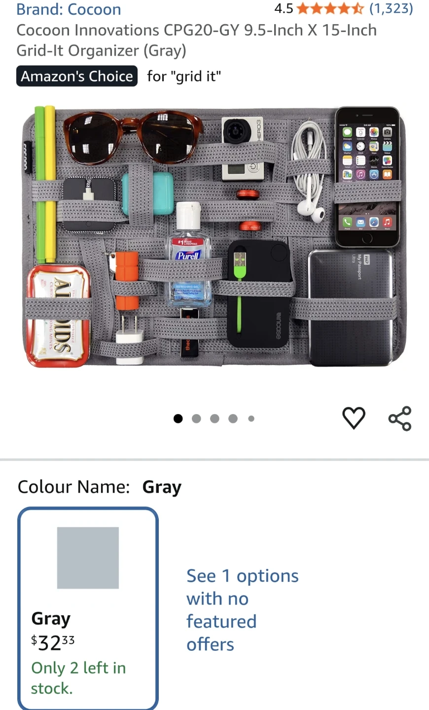 Cable/mouse Organizer