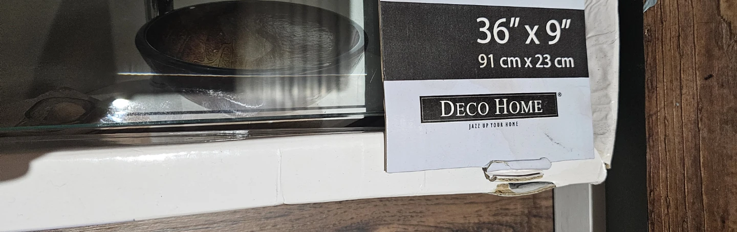 Brand New Tempered Glass Shelf – 36" × 9" - photo 2