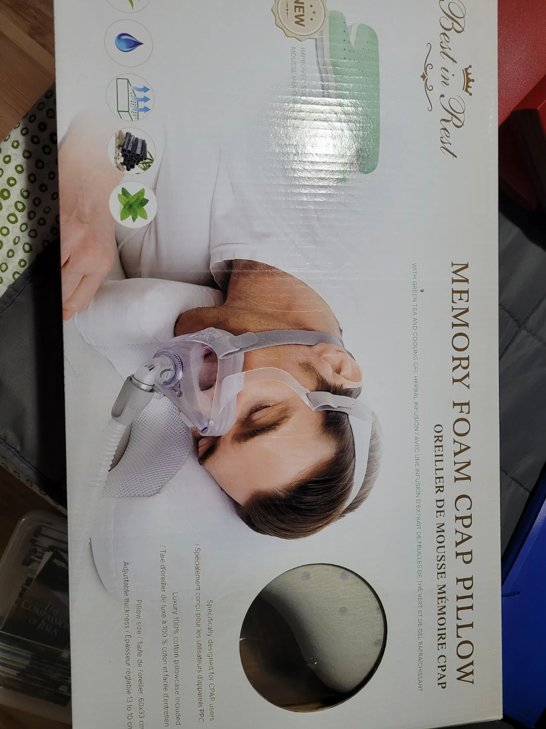 Best in Rest Memory Foam CPAP Pillow - photo 2