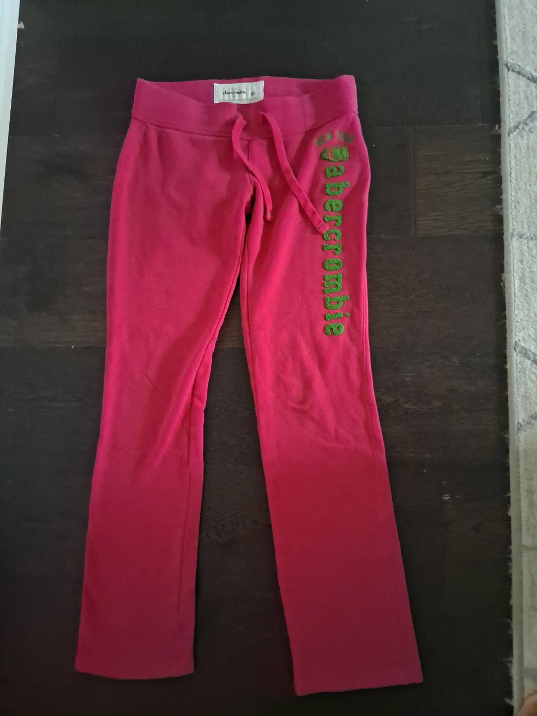 Pink Girls Abercrombie Sweatpants Size L