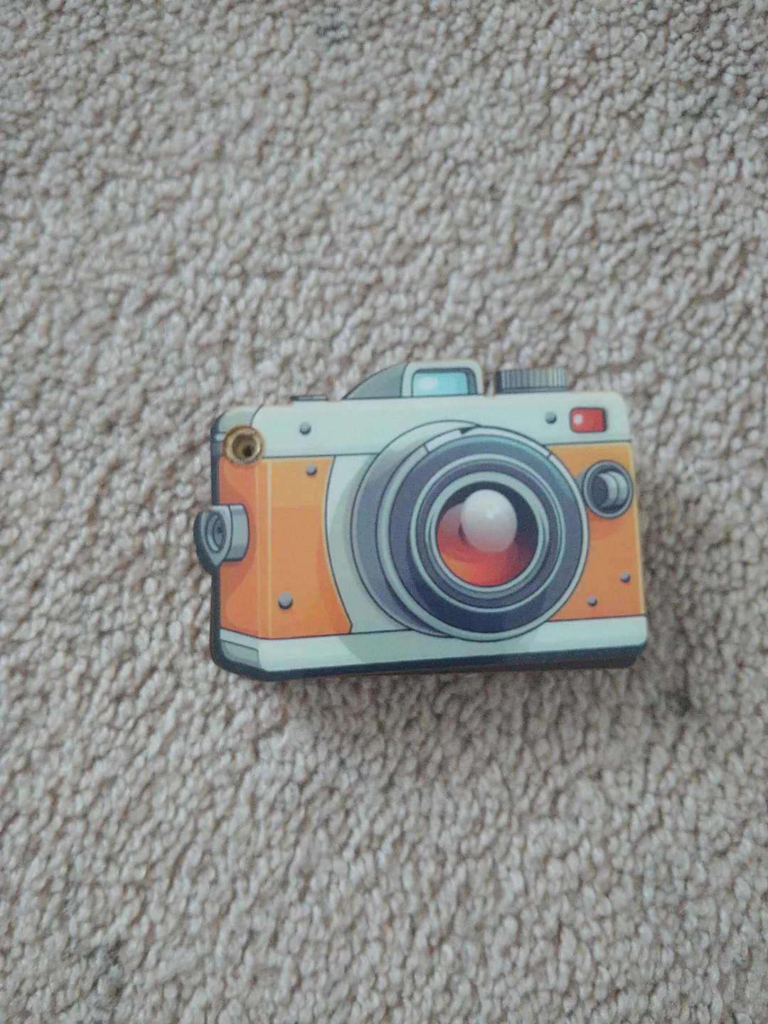 Camera shaped USB holder