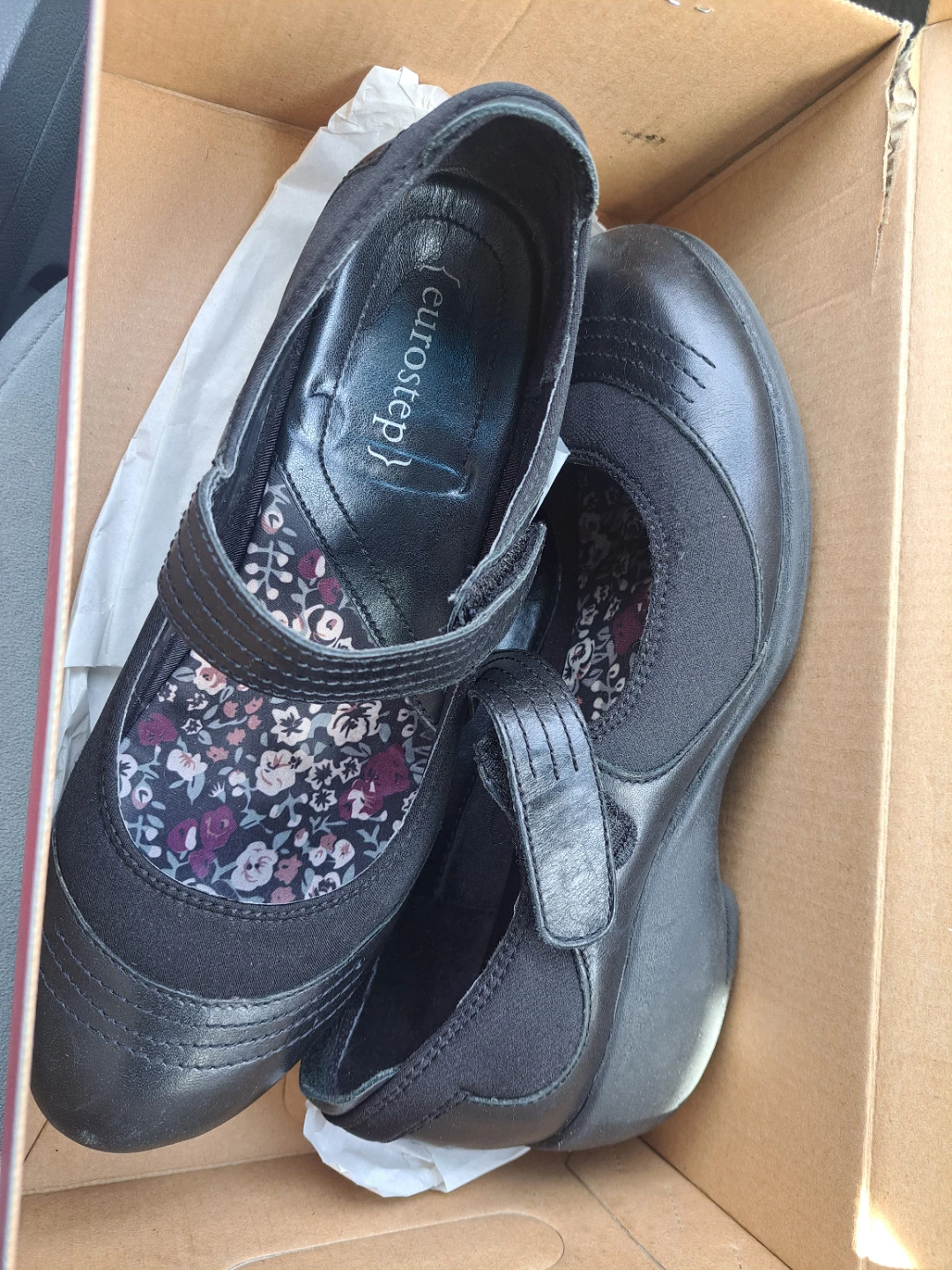 Eurostep Black Mary Jane Shoes