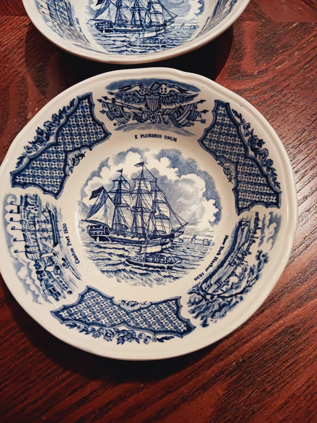 Set of 2 Alfred Meakin Fair Winds Staffordshi  Bowls - photo 3