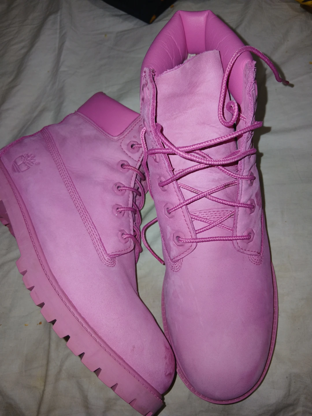 Pink Timberland Boots