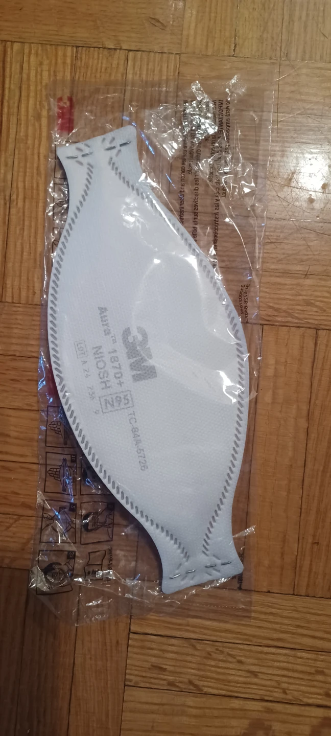 3M Aura 1870+ N95 Particulate Respirator Mask 🏈