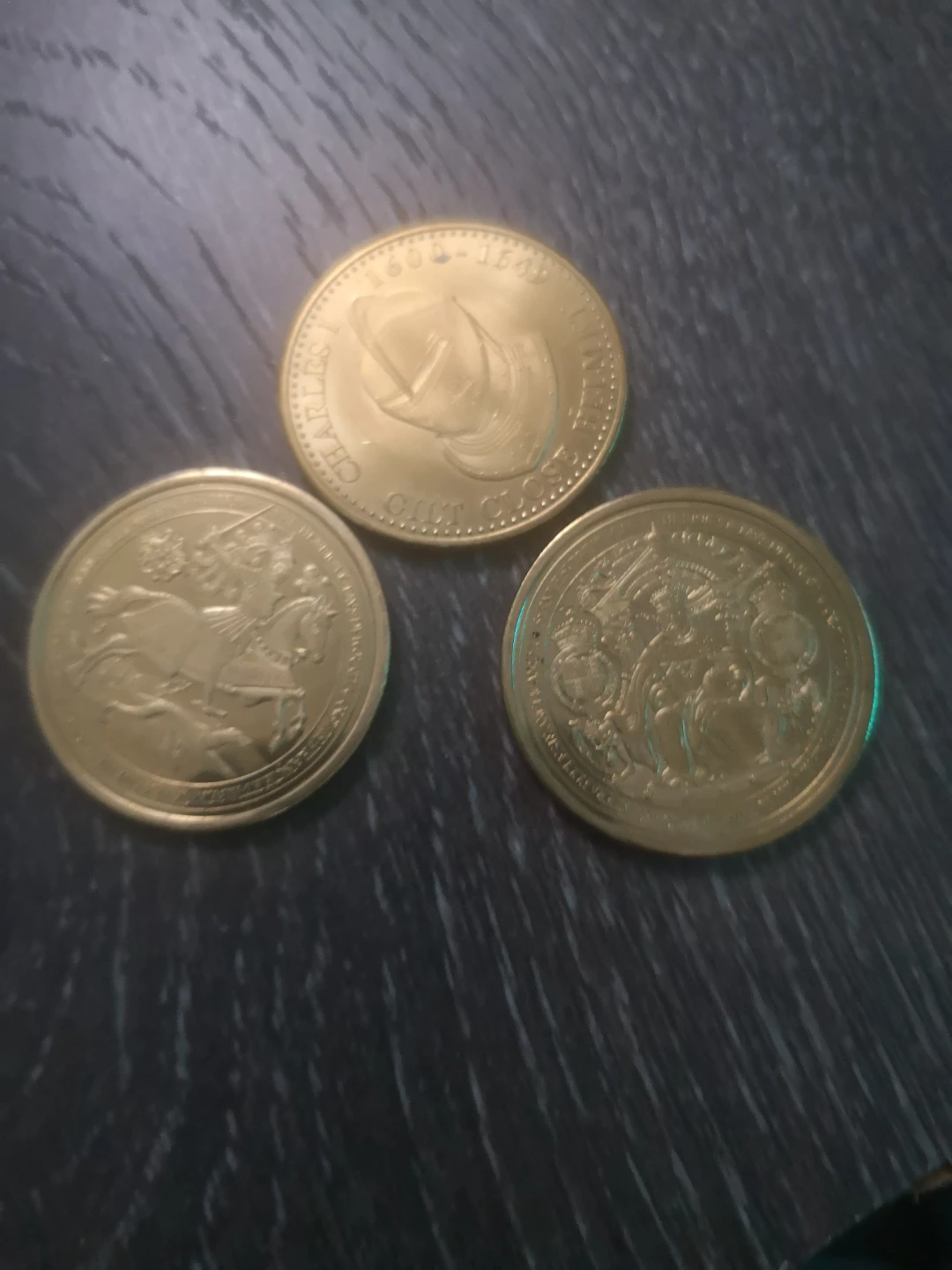 Set of 3 Historic Coin Replicas