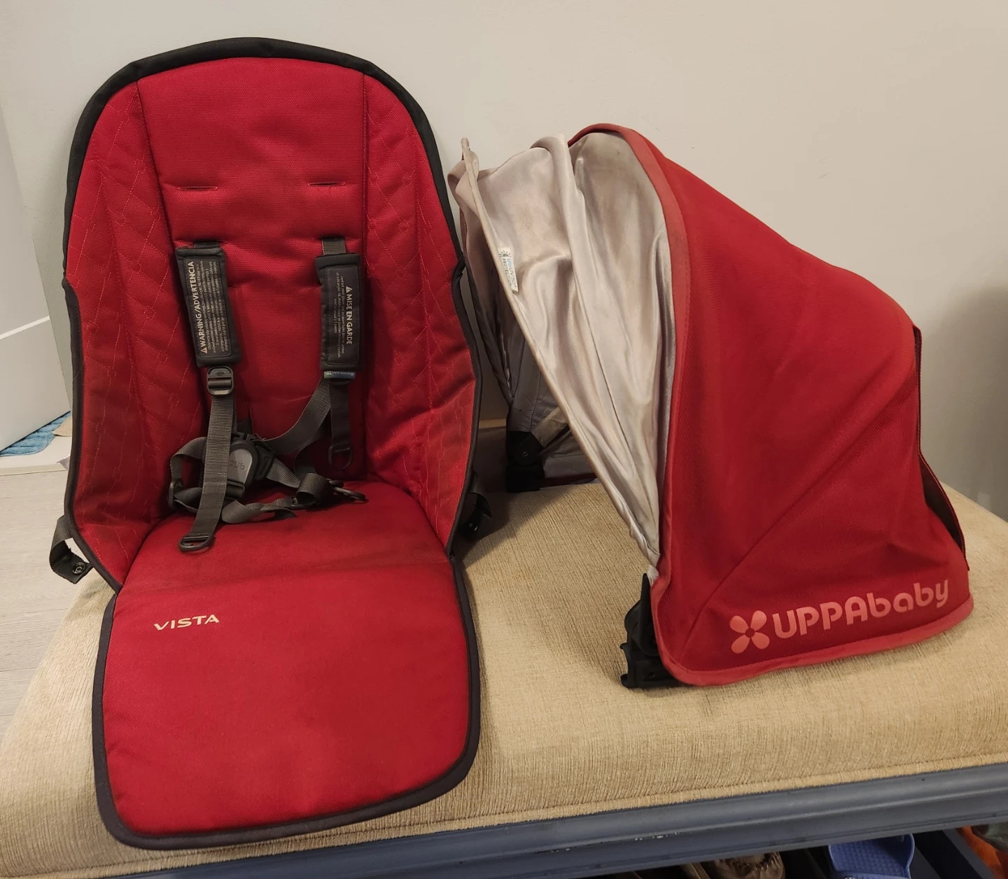 Uppababy V1 Seat Fabric and Canopy