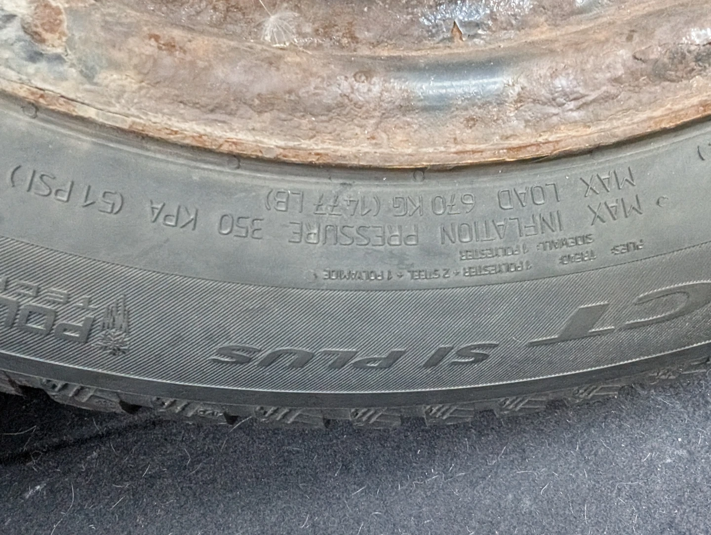 Continental Winter tires. 205/55 R 16 on steel rims - photo 2