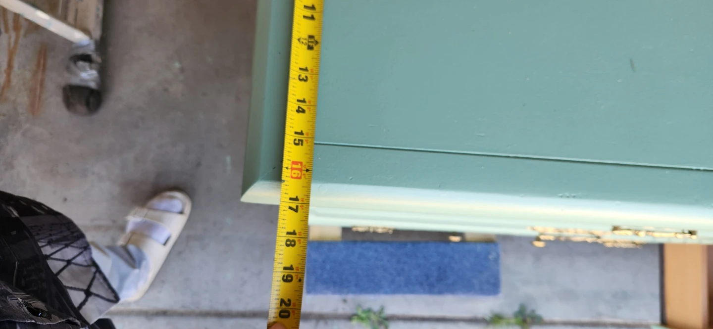Light Green Painted Wooden Dresser - photo 4