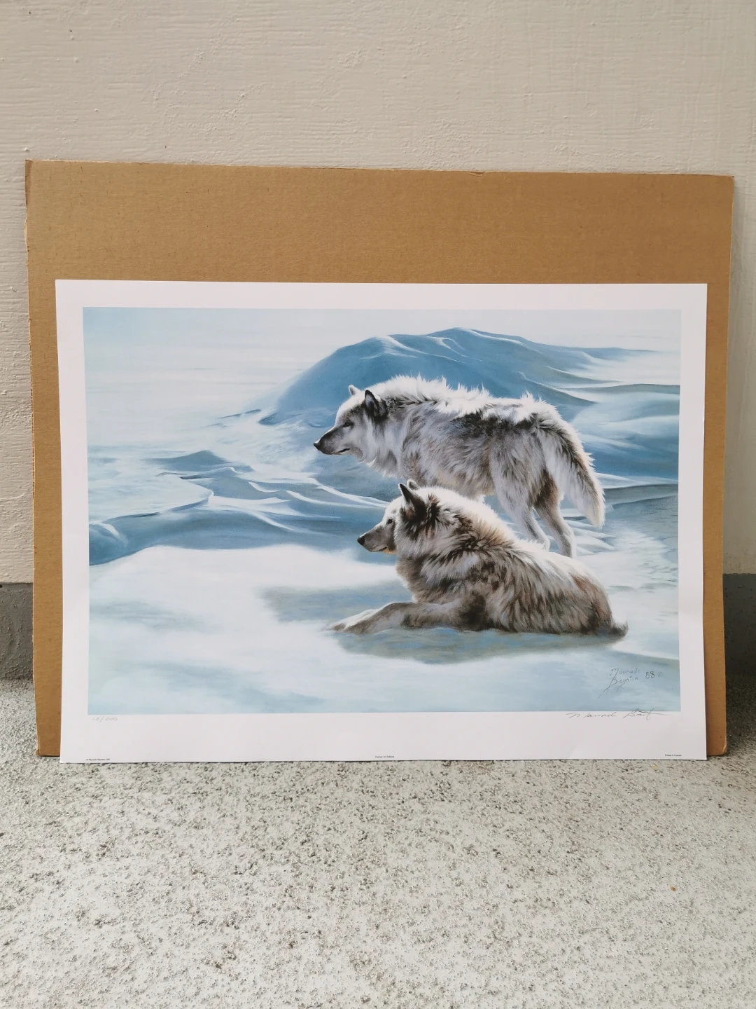 Maurade Baynton Wolves Signed Limited Edition Print 15/500