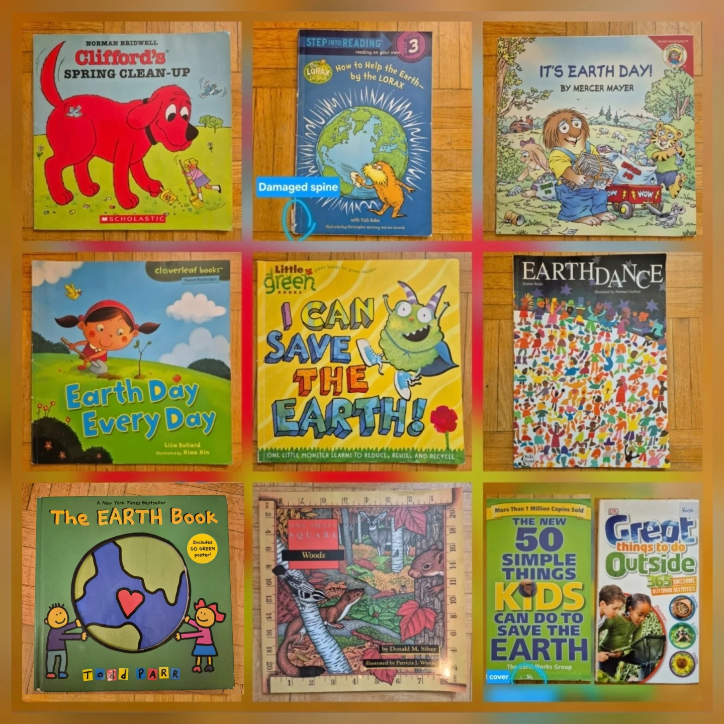 Set of 10 Books about the Earth for Kindergarten