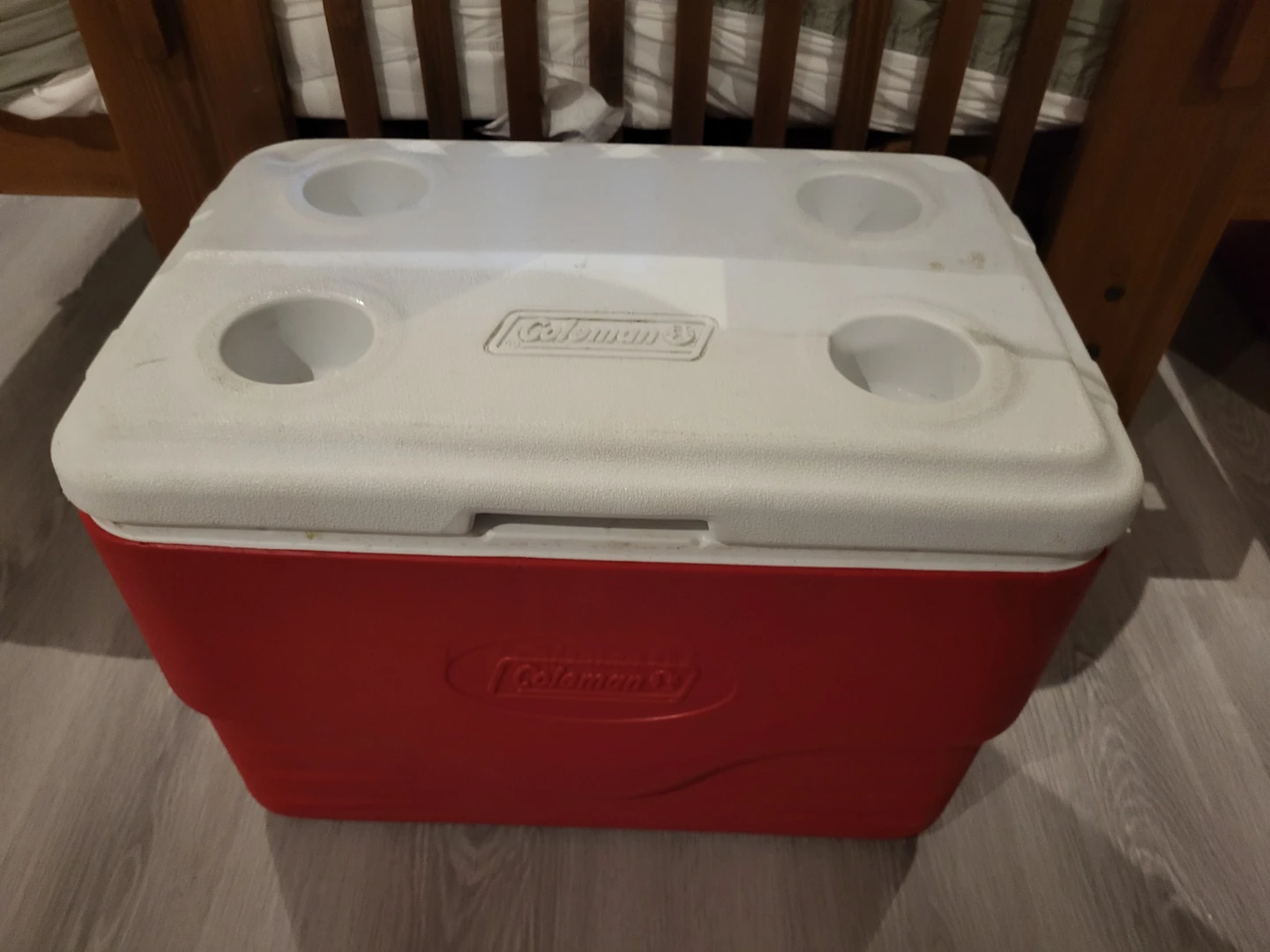Coleman Red and White Cooler - photo 2