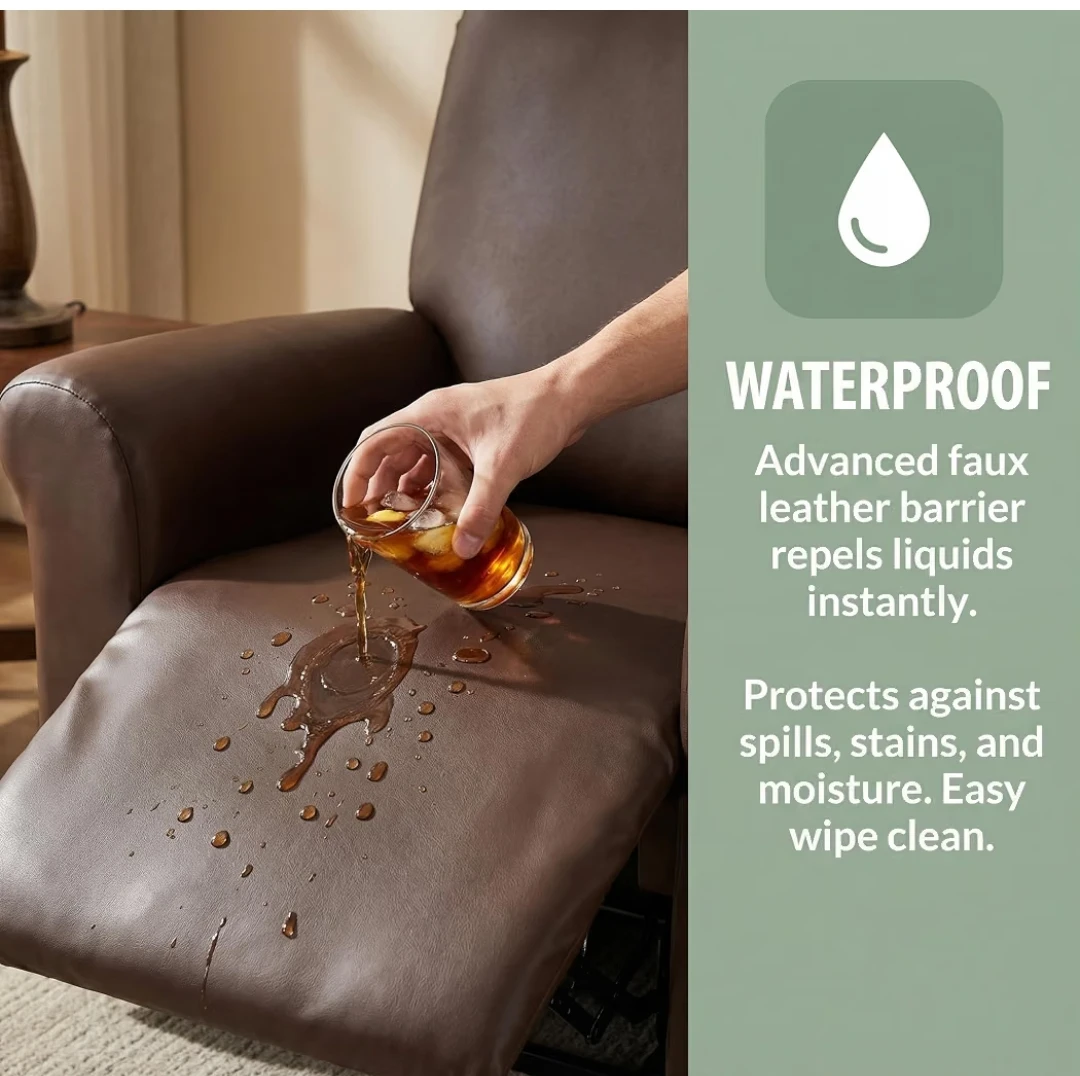 Water proof p.u  leather like reclyner covers - photo 5