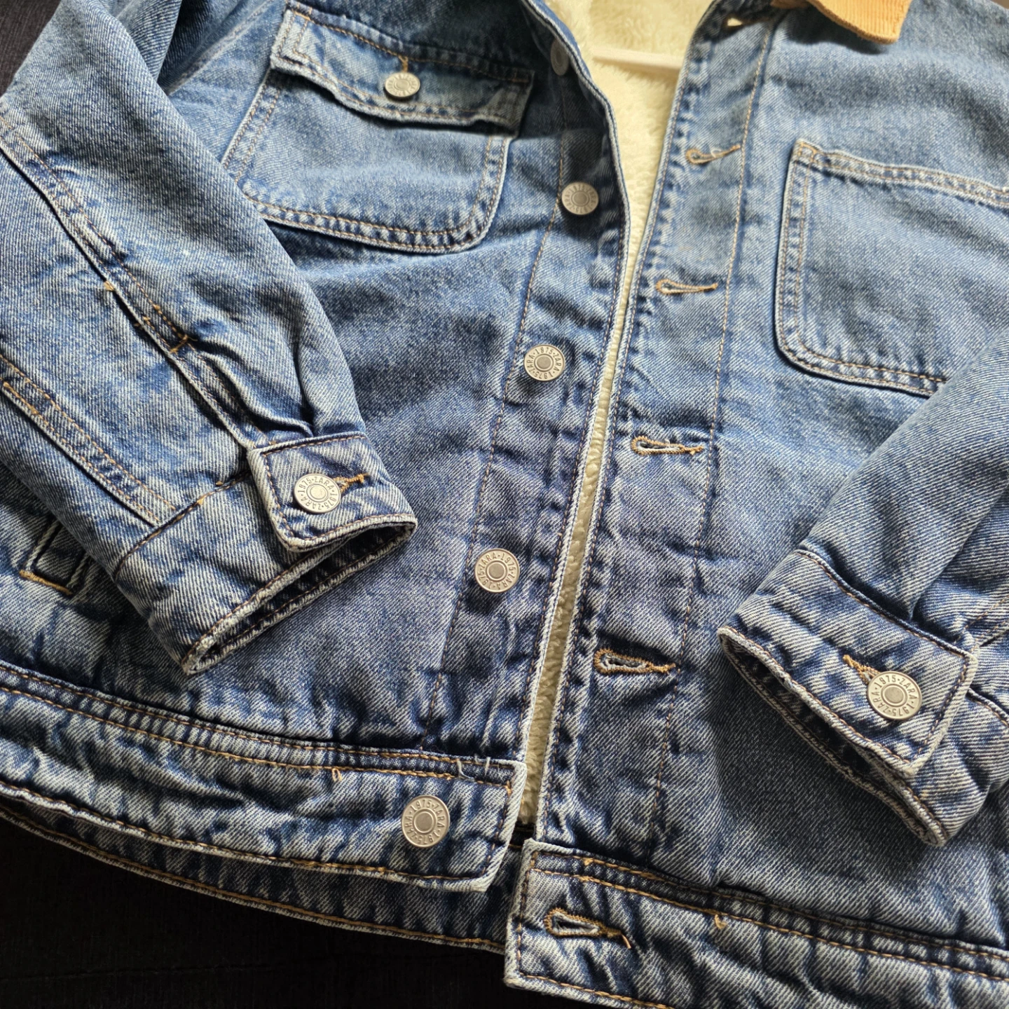 Zara Denim Sherpa Lined Jacket for boy. - photo 3