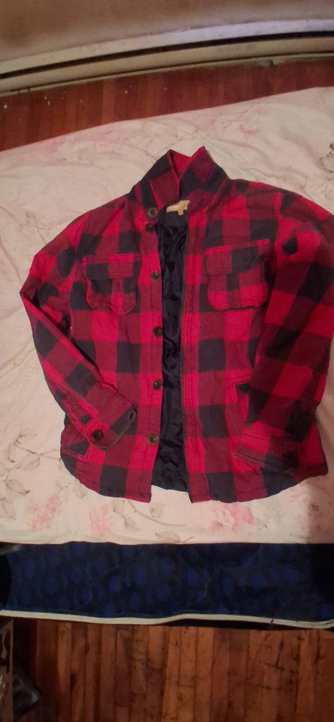 Manteaux/Chemise à carreaux doublée