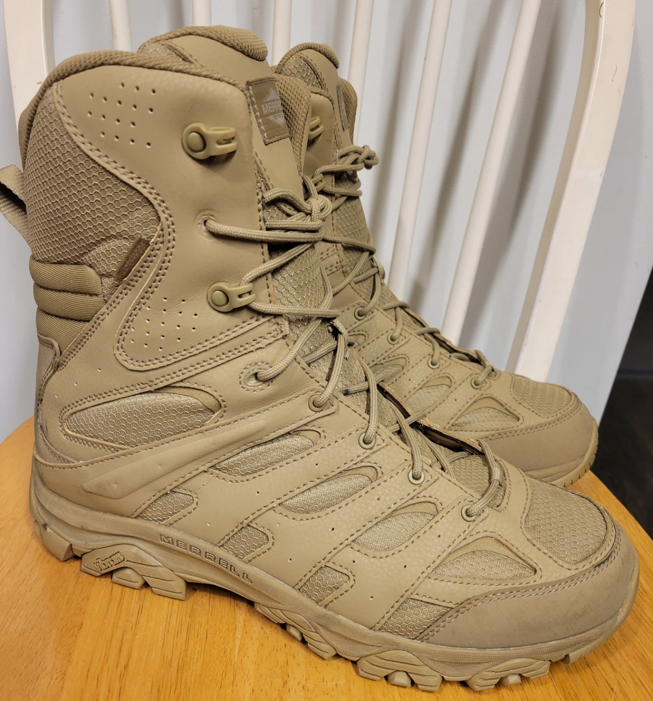 Merrell Moab 3 mens 8" Tactical cream Boots J004107 Sz 13 - photo 2