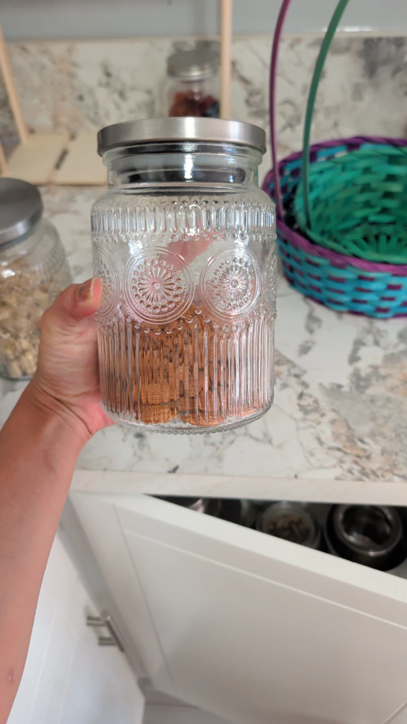 Glass jars and baskets - photo 4