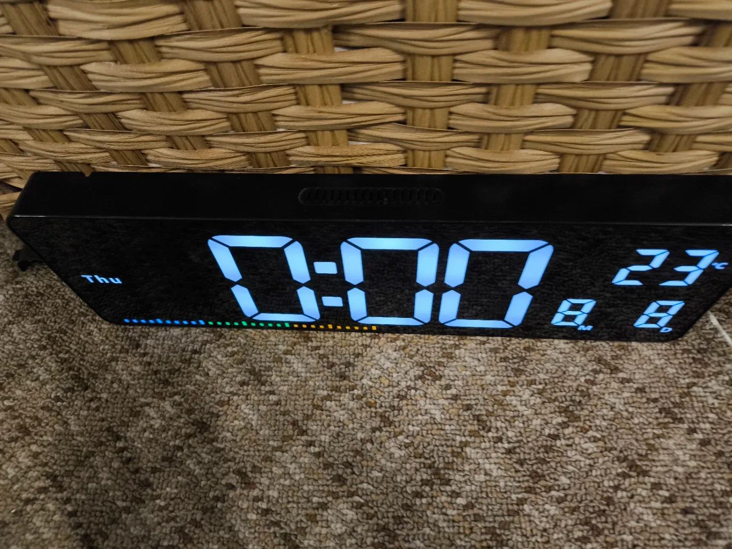 Digital Alarm Clock with Temperature Display - photo 2