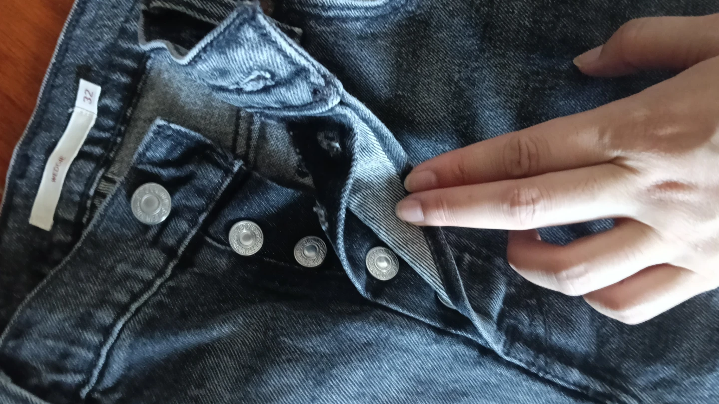 Levi's Wedgie Grey Jeans Size 32 - photo 4