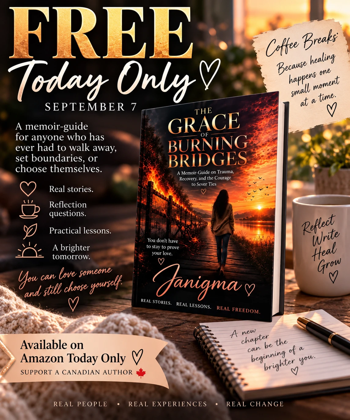 FREE Today Only Kindle eBook: The Grace of Burning Bridges