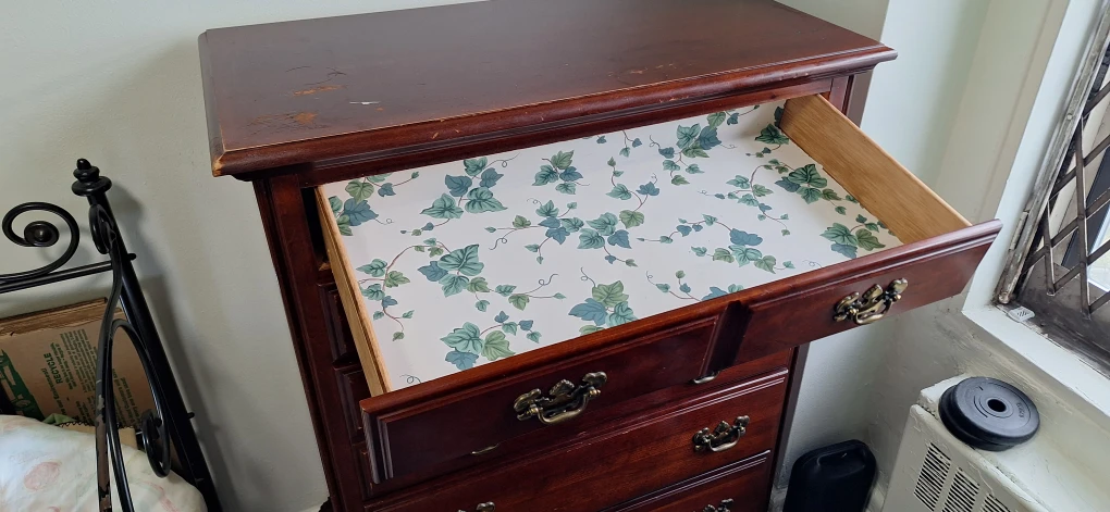 American Drew Tall wooden dresser with six drawers - photo 2