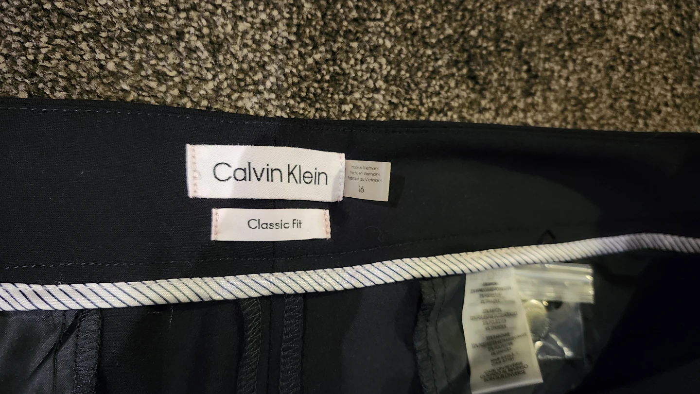 Calvin Klein Classic Fit Pants - Size 16 - photo 3